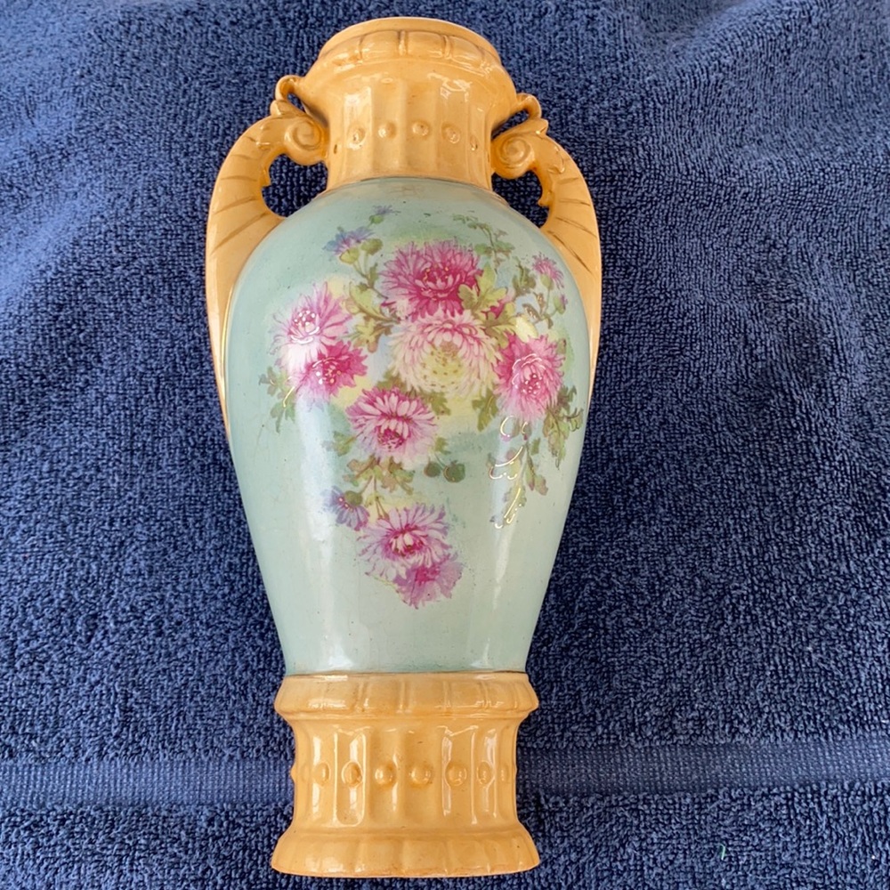 Royal Koska Bohemia Porcelain Vase Antique Vintage
